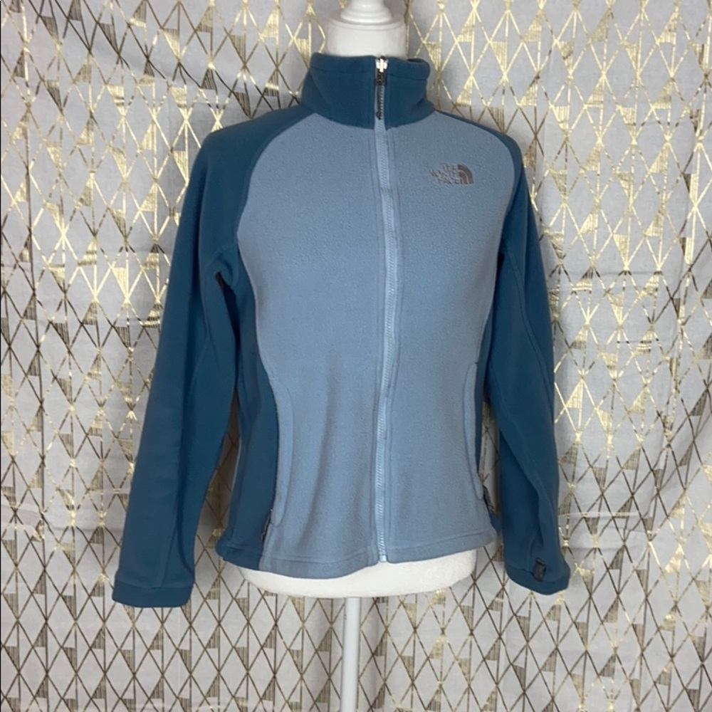 The North Face blue fleece jacket - Picture 1 of 6